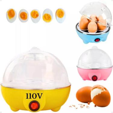 Imagem de Cozedor De Ovos Portátil Elétrico Cozinha Vapor AMARELO 110 - SWEET HO