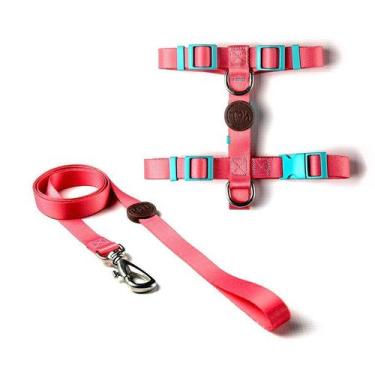 Imagem de Peitoral H e Guia Toh Fuji para Cães - Tamanho P