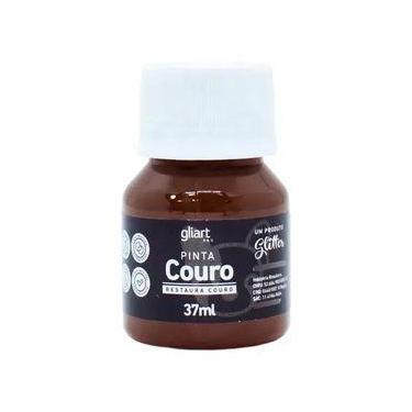 Imagem de Tinta para couro Natural e Sintético Pinta Couro Gliart 37ml, Marrom