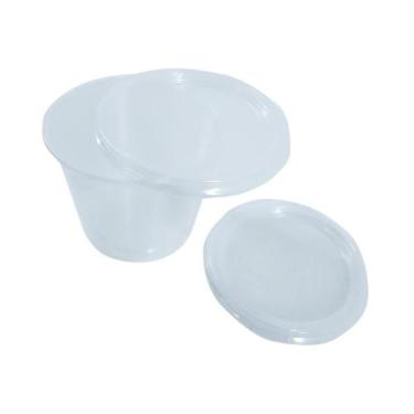 Imagem de Pote Plástico Com Tampa Transparente 200 Ml 1000 Unidades - Copozan