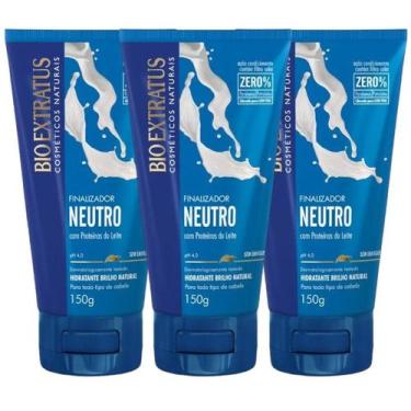 Imagem de Kit 3 Finalizador Brilho Natural Neutro 150 G Bio Extratus - BIOEXTRAT