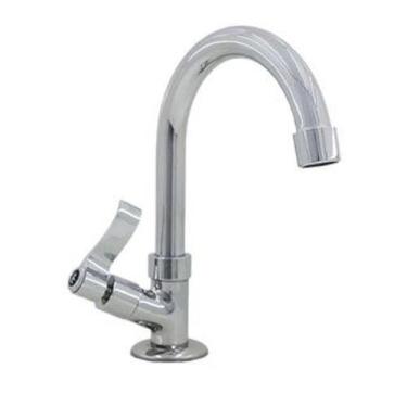 Imagem de Torneira bica movel de mesa bancada lavatorio c70 metal padrão deca - 