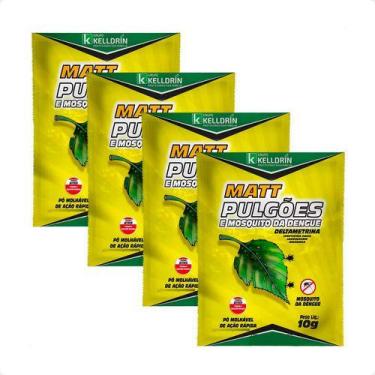 Imagem de 4 Matt PuLGões E Mosquito Da Dengue Kelldrin Inseticida 10 G