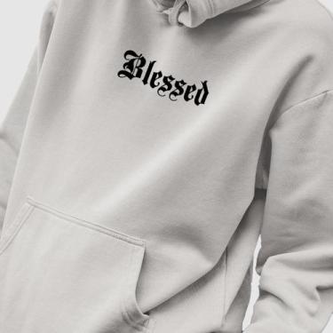 Imagem de Blusa Moletom Genuine Grit Masculino Estampado Algodão 30.1 Blessed, C