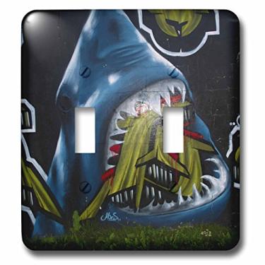 Imagem de 3dRose lsp_78807_2 Interruptor duplo Shark Attack