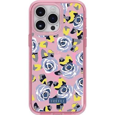 Imagem de OtterBox Capa para iPhone 14 Pro Max Symmetry Series+ - Estampa Cruller (Rosa), Ultraelegante, encaixa no MagSafe, bordas levantadas protegem a câmera e a tela