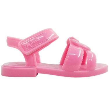 Imagem de Sandália Infantil Menina Casual Dia a Dia Passeio com Bolsa Minnie Grendene Kids 23073