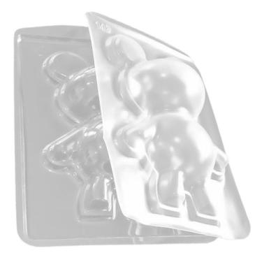 Imagem de Forma de Silicone Urso Grande - 11,7cm x 18cm - 10 Unidades - Crystal 