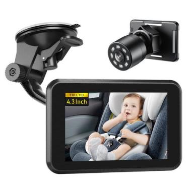 Imagem de Itomoro Baby Car Camera, 4.3 "HD Night Vision Car Baby Mon
