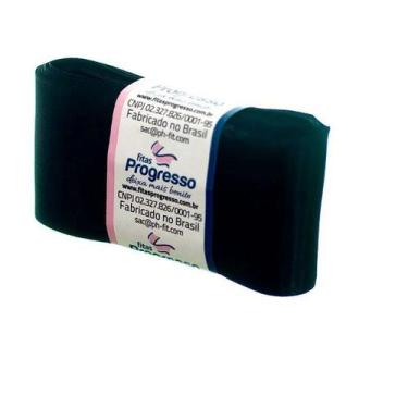 Imagem de Fita de Cetim Progresso 50mm nº12 - 10m Cor 219 Preto - 01 unidade - F