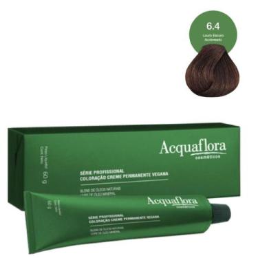 Imagem de Coloração Creme Acquaflora Vegana 6.4 Louro Escuro Acobreado 60g