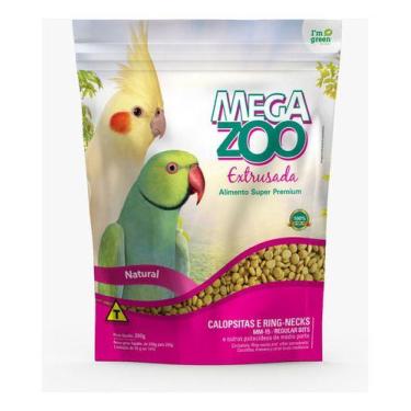 Imagem de Ração Extrusada Megazoo Ring Neck  E Calopsita Mm15 300g