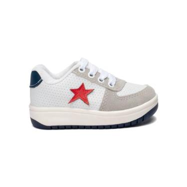 Imagem de Tenis Casual Infantil Menino Funfy Masculino 3373A, Cinza, 25