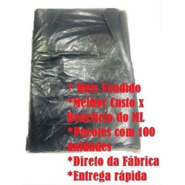 Imagem de Saco De Lixo 100 Litros Reforçado 100 Unidades P2 Cometa - HIGIPACK