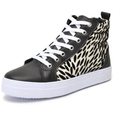 Imagem de Tênis Feminino Bota Casual Original da GTS, Preto, 38