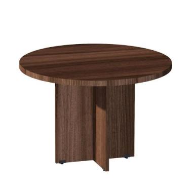 Imagem de Mesa De Reunião Rendonda PE40 Pandin 1,10 M Walnut