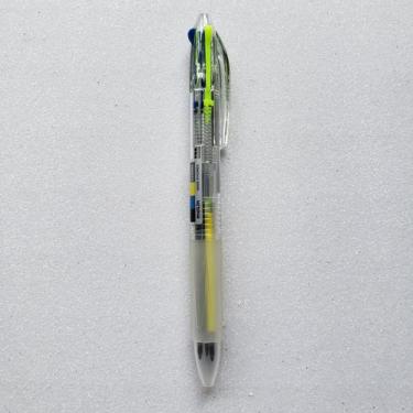 Imagem de Caneta esferográfica retrátil 3 cores - Molin (preto, azul, amarelo fl