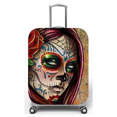 Imagem de Capa para mala de viagem M, medidas max C40x A59 x P27cm Estampa Mulhe