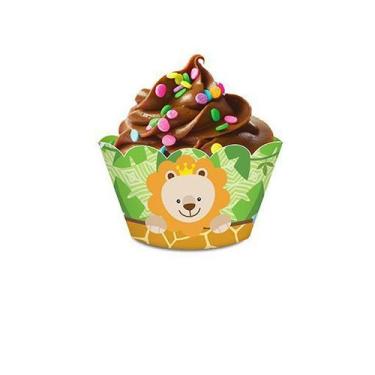 Imagem de Porta Cupcake Bem Vindo a Selva - 8 unidades - Junco
