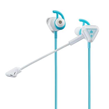 Imagem de Fone de Ouvido Gamer Intra-Auricular Turtle Beach Battle Buds para Nintendo Switch, Xbox One, PS4, Pro e PC - Branco/Azul