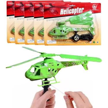 Imagem de 5 Brinquedo Infantil Helicóptero Levanta Vôo Atacado Revenda - Goal Ki