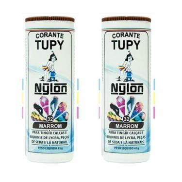 Imagem de 03 Corante Tupy P/ Tingir Nylon, Lã, Seda, Biquinis, Marrom
