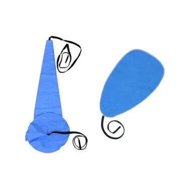 Imagem de Dnyta Limpador de instrumento de saxofone azul pano de limpeza de pescoço de saxofone de seda pano de limpeza de instrumento para flauta de clarinete tenor alto e instrumentos de sopro