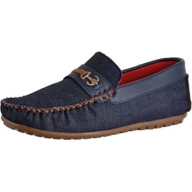 Imagem de Mocassim Infantil Masculino Kids Just Walk Jeans - Mocflex, 33, Jeans,