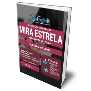 Imagem de Apostila Prefeitura de Mira Estrela - SP - Escriturário Geral