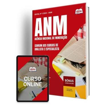 Imagem de Apostila ANM 2024 - Comum Aos Cargos De Analista e Especialista