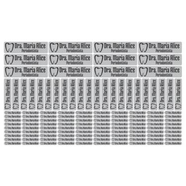 Imagem de 124 Etiquetas Adesivos Instrumentais Autoclavável Dentista - Tectoner,
