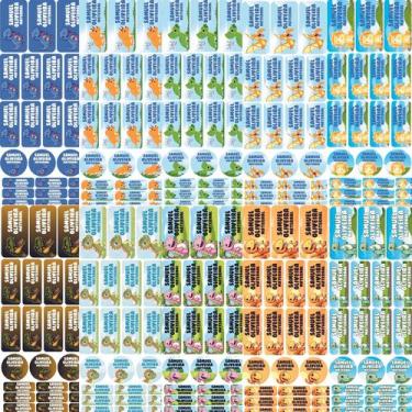 Imagem de 88 Etiquetas Escolares Personalizado Vinil Dinossauro - Tectoner, Dino