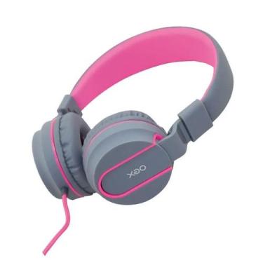 Imagem de Fone de ouvido neon rosa embor.acolchoado newex
