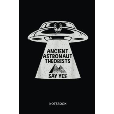 Imagem de Alien Notebook: Alien Astronauts Ancient Alien Outer Space Ufo | Alien Journal, Lined Journal Ufo, Ufo Journal, Lined Journal Alien, Size 6 X 9", 120 Pages.