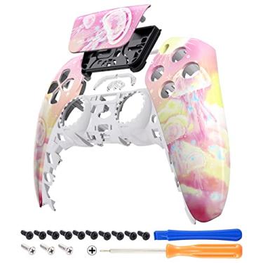 Imagem de eXtremeRate Pinky Jellyfish Heaven Capa frontal para touchpad compatível com controle ps5 BDM-010 BDM-020 BDM-030, capa de reposição personalizada para touchpad compatível com controle ps5