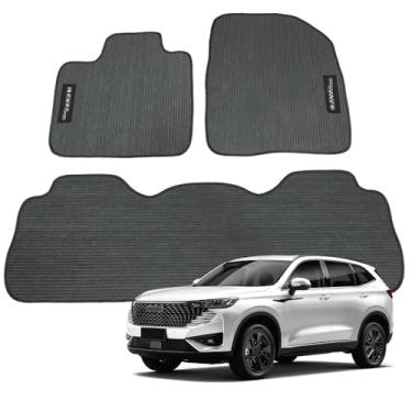 Imagem de Tapete para Haval H6 2023 2024 2025 Borracha Automotivo Jogo 3 Peças Impermeável