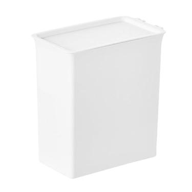 Imagem de Suporte da Cápsula da Lavanderia, Organização da Economia de Espaço da Caixa de Armazenamento do Detergente Com Tampa Plástico Premium Pequeno Espaço Uso Duradouro