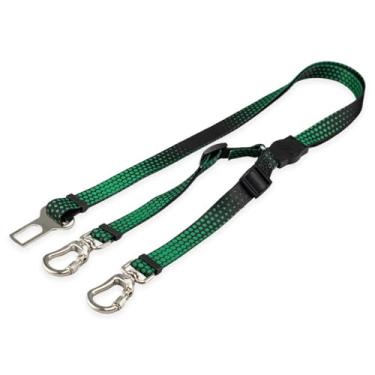 Imagem de Mood Pet Cinto De Segurança Pet Duplo Universal Cachorro Gato Cães Gatos Carro Coleira Adaptador Ajustável (Namu)