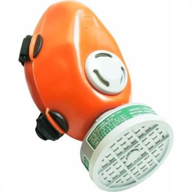 Imagem de Respirador Plastcor Com Filtro Vapor Organico Rosca