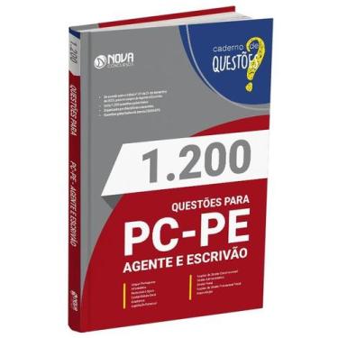Imagem de Livro 1.200 Questões Gabaritadas PC-PE 2024 - Ag e Escrivão - Nova Con