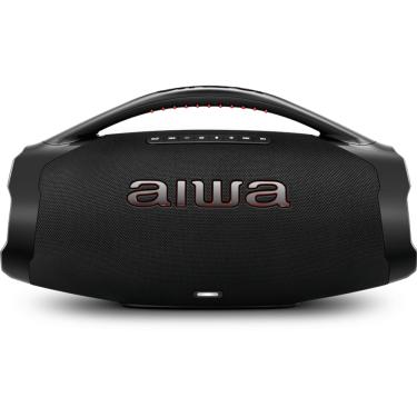 Imagem de Caixa de Som Boombox Plus AIWA BBS-01-B 200W Bluetooth 30H IP66 USB Preto