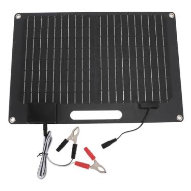 Imagem de Conjunto de Carregador de Painel Solar, ABS Monocristalino de Silício USB 100W 12V 24V Kit de Painel Solar de Carregamento Rápido para o Power Bank Telephone Laptop RV Boat Trip