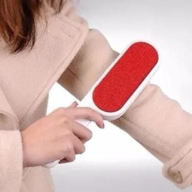 Imagem de 2 Escovas Tira Pelos Bolinhas De Roupas Sofá Carpete Sujeira