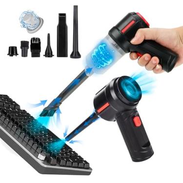 Imagem de Meudeen Air Duster - Computer Vacuum Cleaner - for Keyboard Cleaning- Cordless Canned Air- Powerful - Energy-Efficient(Air-01)