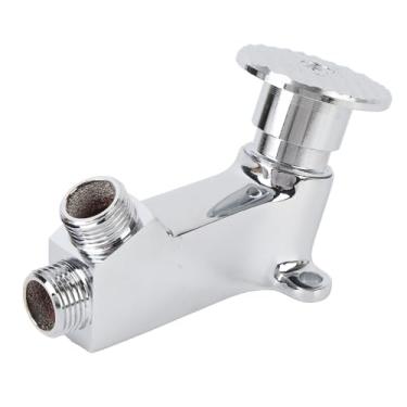 Imagem de Válvula de pedal para torneira, válvula de pedal de torneira, válvula de água de pedal único de montagem no chão, válvula de pedal sem toque para torneira de água de pia