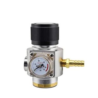 Imagem de Fabricação caseira de cerveja Mini Gas Regulator Soda Keg Regulator Co2 Keg Charger 0-90PSI for Soda Maker Sparkling Water Beer Soda Bottle Acessórios para vinho(TR21.4)