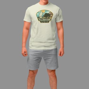 Imagem de Camisetas Básica Masculina Moda De Country confortável Manga Curta - R