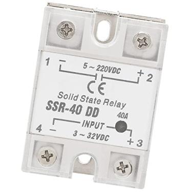 Imagem de SSR-40 DD 40A 5-220VDC Relé Sólido Relé Comutação de Alta Velocidade para Processo de Automação Industrial Militar/aeroespacial