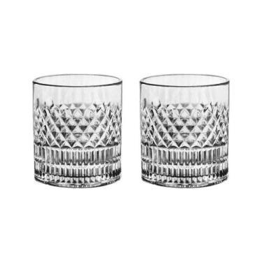 Imagem de Copo Baixo de Cristal LHermitage Para Whisky 310 ml Esplanada 2 Peças 