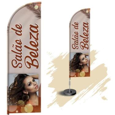 Imagem de Wind Banner Dupla Face 3mt Completo Salão de Beleza - Fadrix